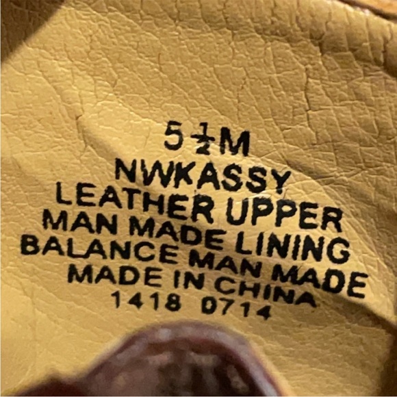 (5.5)Nine West leather boots - Picture 3 of 6
